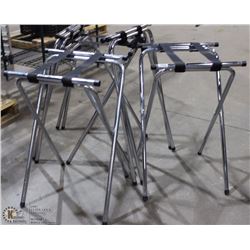 LOT OF 5 SERVING TRAY STANDS