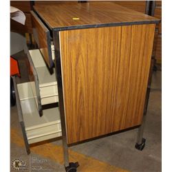 PORTABLE 3 DRAWER WORK CART