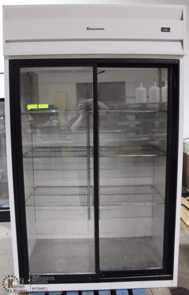 COLDSTREAM 2 SLIDING DOOR FRIDGE WITH SHELVES