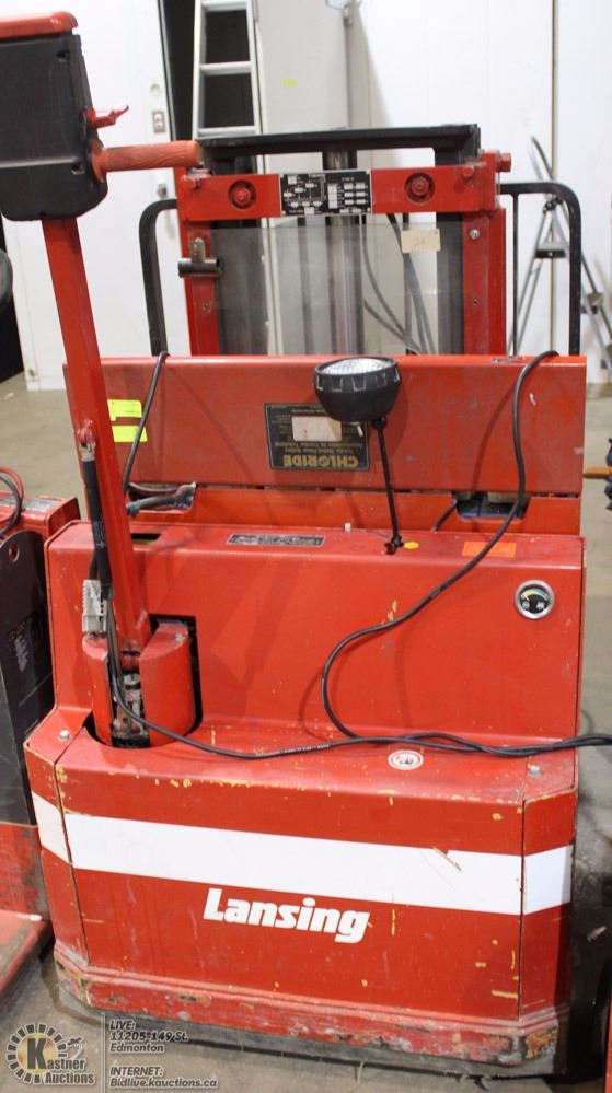 LANSING ELECTRIC PALLET JACK AND FORK LIFT