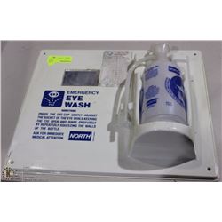 EMERGENCY EYE WASH WALL MOUNT STATION