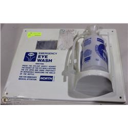 EMERGENCY EYE WASH WALL MOUNT STATION