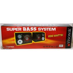 NEW VISIONIK SUPER BASS SYSTEM 200 WATTS
