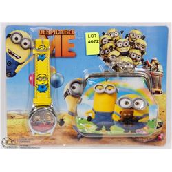 NEW CHILDRENS WATCH AND WALLET COMBO SET