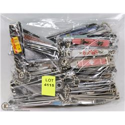 BAG OF ASSORTED NAIL CLIPPERS