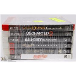 BUNDLE OF 6 PS3 GAMES INCL. CALL OF DUTY,