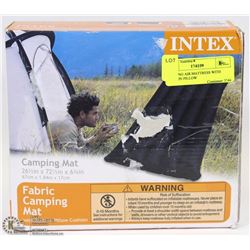 CAMPING AIR MATTRESS WITH BUILT IN PILLOW