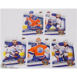 BAG OF UPPER DECK EDMONTON OILERS CARDS, CONNOR