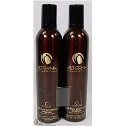 2 BOTTLES OF ALTERNA CAVIAR AGE-FREE PROTECTANT