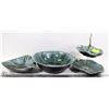 Image 1 : 2 TIER BLUE MOUNTAIN POTTERY SERVING DISH W/ BOWL