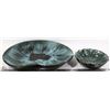 Image 1 : LARGE LILYPAD BLUE MOUNTAIN POTTERY PLATTER W/