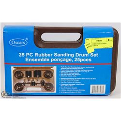 NEW OSCARS 25-PC RUBBER SANDING DRUM