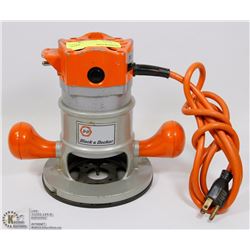 BLACK & DECKER ELECTRIC ROUTER