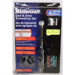 NEW MASTERCRAFT LOCK & DRIVE 6-PC