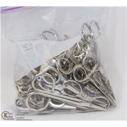 BAG OF APPROX. 75 SMALL SCISSORS