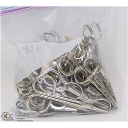 BAG OF APPROX. 75 SMALL SCISSORS