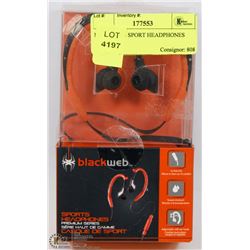 BLACKWEB SPORT HEADPHONES