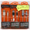 Image 1 : 3 PACK OF BLACKWEB 3' LONG USB TO LIGHTING