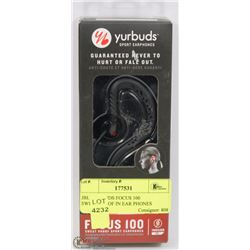JBL YURBUDS FOCUS 100 SWEATPROOF IN EAR PHONES