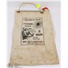 Image 1 : 2 GALLON VINTAGE WATER BAG.