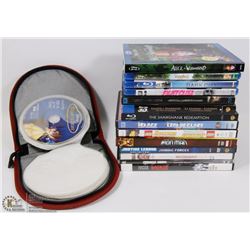 BOX W/8 REGULAR DVDS, 6 BLU-RAY DVDS