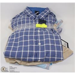 5 MENS DESIGNER  ASSORTED SHIRTS SIZE LARGE