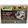 Image 1 : NEW VALLEY SPORTSMAN 7 1/2 INCH MEAT/FOOD SLICER 180 WA
