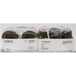 2 DINERA 6PC COFFEE/TEA  SETS