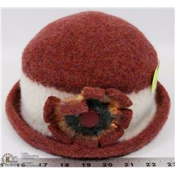 HANDMADE FELT HAT BY COLLEENS DESIGNS