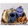 Image 1 : CERAMIC KITCHEN LOT, INCLUDES ANGEL COOKIE JAR,