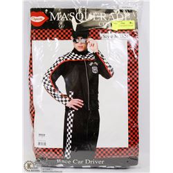 MENS RACE CAR DRIVER COSTUME SIZE S/M