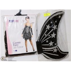 COSMIC FAIRY SIZE SMALL INCL DRESS, GLOVELETS AND
