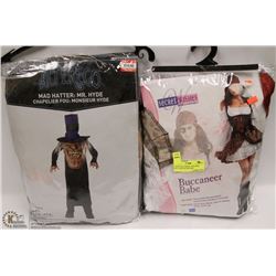 2 NEW HALLOWEEN COSTUMES INCL. MAD HATTER AND