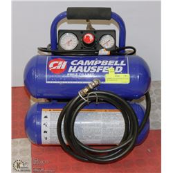 CAMPBELL HAUSFELD DUAL TANKS AIR COMPRESSOR.