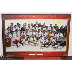 TEAM CANADA OLYMPIC CHAMPIONS 2002 PICTURE