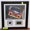 Image 1 : TERRY LABONTE FRAMED RACE USED TIRE PC & PICTURE.