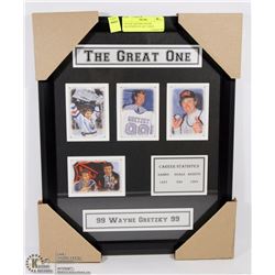 WAYNE GRETZKY FRAME MASTERPIECES ART CARDS.