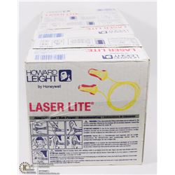 3 BOXES OF LASER LITE EAR PLUGS (600 PAIRS IN