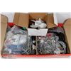 Image 1 : BOX WITH SMALL MOTOR(NEW) AND 2 BOXES OF ASSORTED