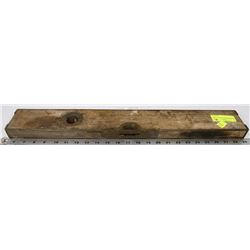 VINTAGE WOODEN LEVEL 24” LONG