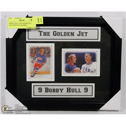 BOBBY HULL THE GOLDEN JET MASTERPIECES FRAMED.