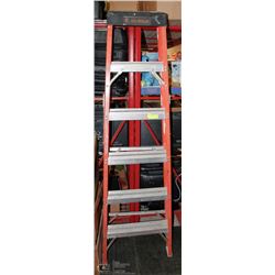 FEATHERLITE HEAVY DUTY 6 FOOT LADDER -
