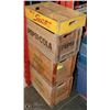 Image 1 : LOT OF 5 VINTAGE WOODEN CRATES INCL PEPSI, 7-UP,