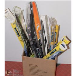 LARGE LOT OF WIPER BLADES, ASSORTED SIZES