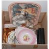 Image 1 : LOT OF ASSORTED VINTAGE AND ANTIQUE CHINA  WITH