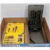 Image 1 : DEWALT RAPID LOAD DRILL BIT, SOCKET SET & A DORMER