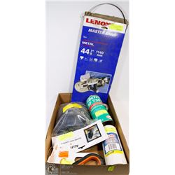 INDUSTRIAL LOT INCLUDES METAL CUTTING BLADE, SET