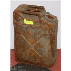 WWII QMC QUARTER MASTER CORP GAS CAN