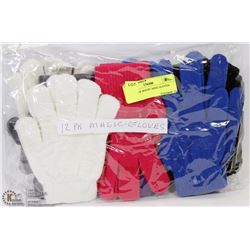 12 PACK OF MAGIC MINI GLOVES