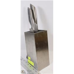 STAINLESS STEEL ADVANCIA 3 PIECE KNIFE SET WITH